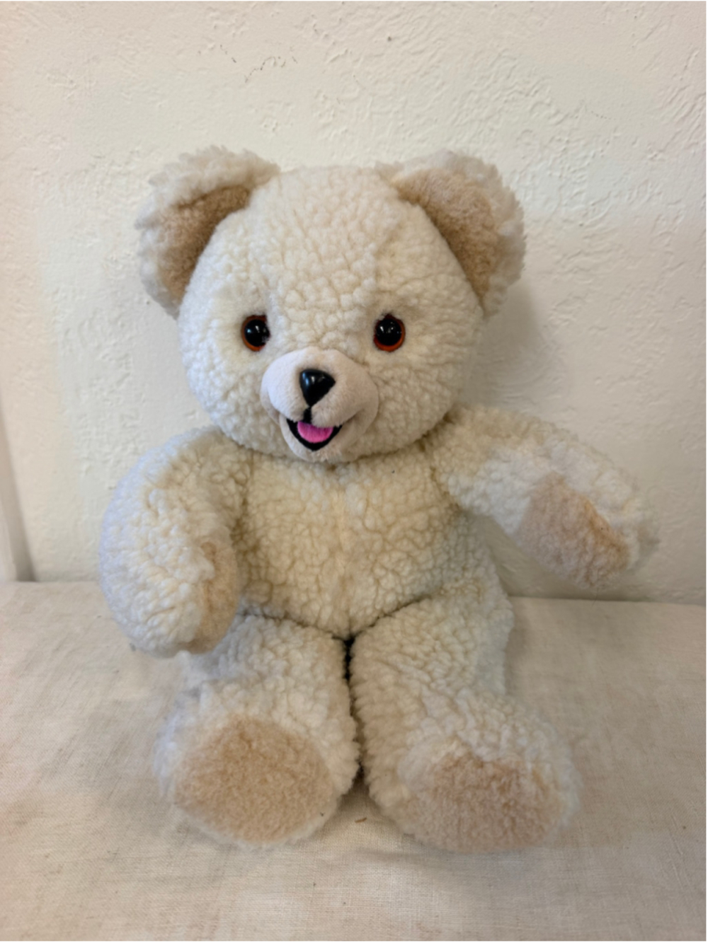 Vintage 1986 Snuggle Bear Plush Lever Brothers Fabric Softener Mascot 14”